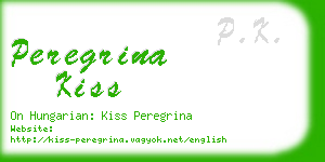 peregrina kiss business card